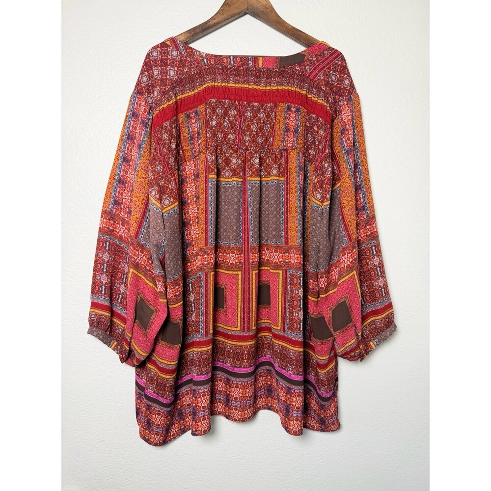 Rose and Olive Women's 3x Button Up Blouse - Picture 2 of 7